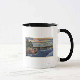 West Cliff Drive View of Pier and Casino Mug