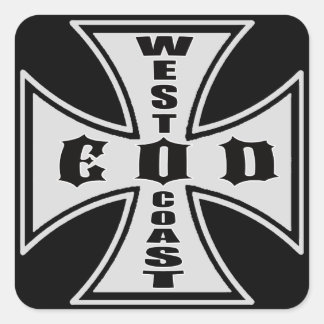 West Coast EOD Sticker (Black)