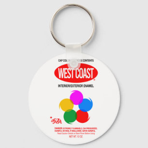WEST COAST GRAFFITI KEYCHAIN