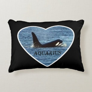 West Coast Killer Whale Aquarius Customisable Accent Pillow