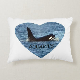 West Coast Killer Whale Aquarius Customisable Cush Accent Pillow