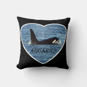 West Coast Killer Whale "Aquarius" Orca Cushion