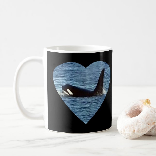 West Coast Killer Whale "Aquarius" Orca Mug (With Donut)