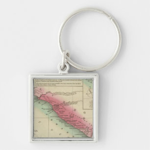 West Coast Of Africa, from Sierra Leone Keychain