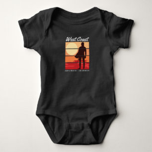 West Coast Santa Monica Baby Bodysuit