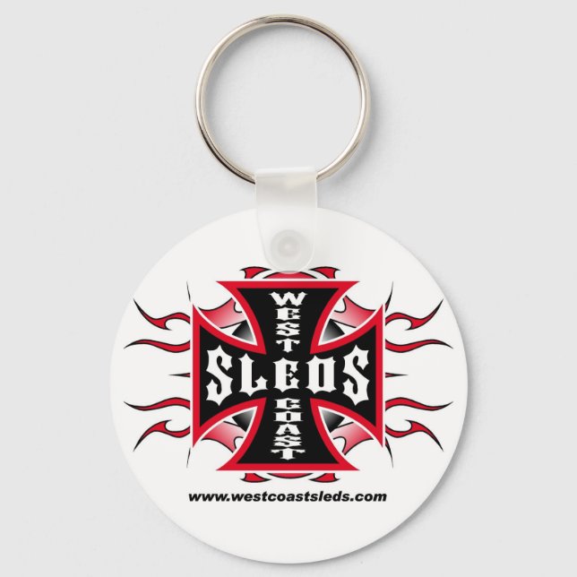 WEST COAST SLEDS KEY CHAIN (Front)