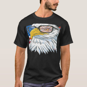 West covina Eagle bird American flag USA city T-Shirt