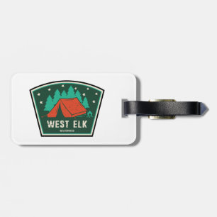 West Elk Wilderness Colorado Camping Luggage Tag