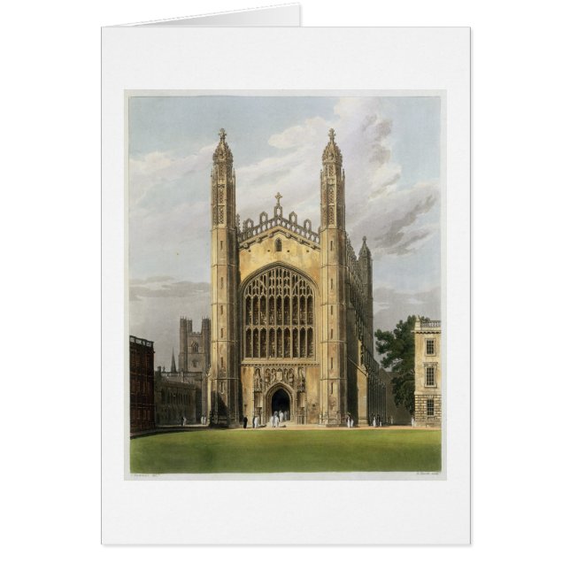 West End of King's College Chapel, Cambridge, de (Devant)