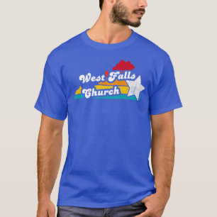 West Falls Church Virginia Vintage Distressed Souv T-Shirt