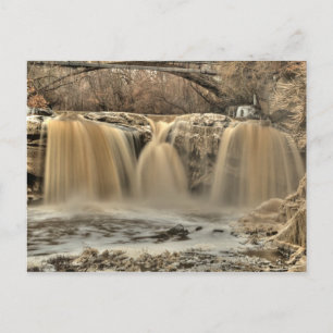 West Falls of the Black River, Elyria, Ohio Postcard