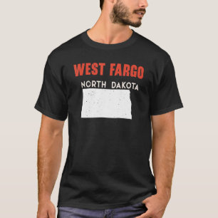 West Fargo North Dakota USA State America Travel T-Shirt