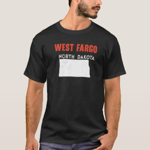 West Fargo North Dakota USA State America Travel T-Shirt