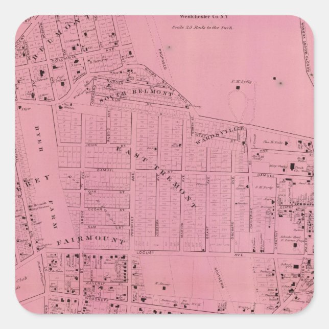 West Farms Square Sticker (Front)