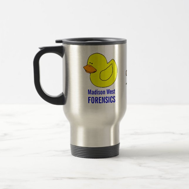 West Forensics Mug+Raskolnikov 2-sided Travel Mug (Left)
