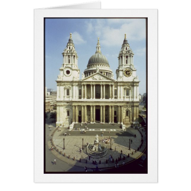 West front of St. Paul's Cathedral, designed by Si (Front)