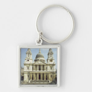 West front of St. Paul's Cathedral, designed by Si Keychain