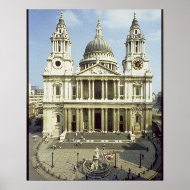 West front of St. Paul's Cathedral, designed by Si Poster (Front)