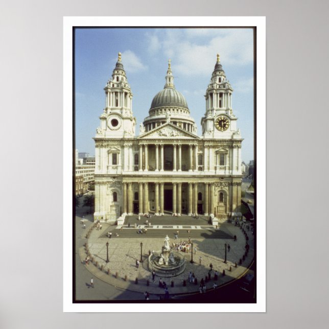 West front of St. Paul's Cathedral, designed by Si Poster (Front)