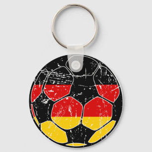 West Germany Soccer Ball Keychain