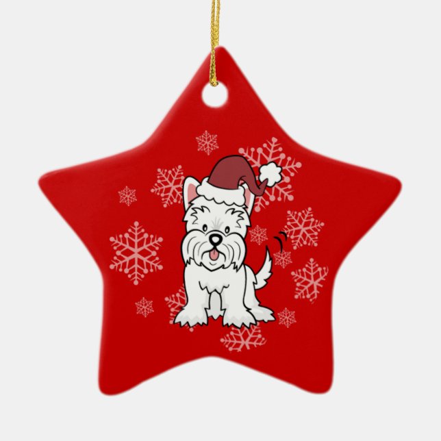 West highland Terrier Dog Ornament (Front)
