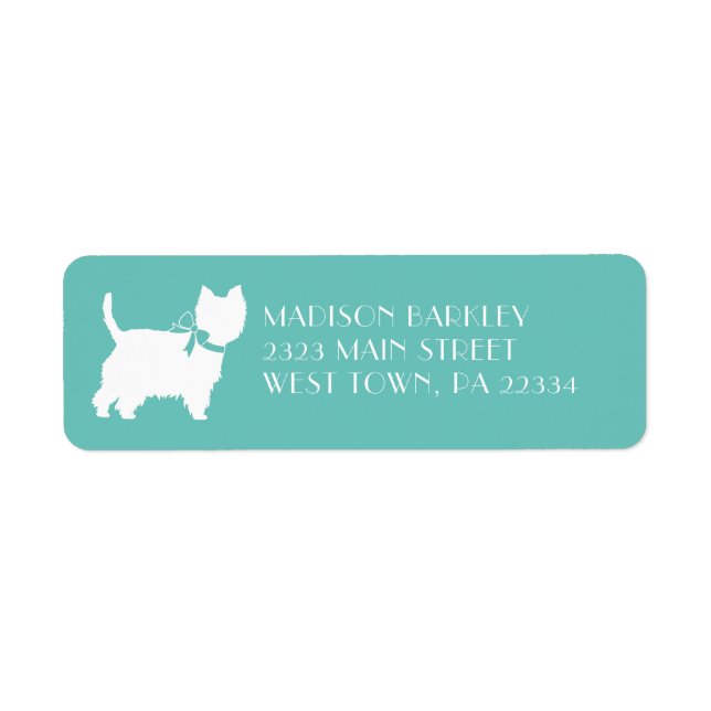 West Highland Terrier Dog Puppy Westie (Front)