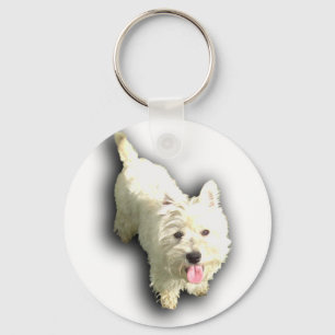 West Highland Terrier Keychain