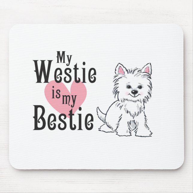 West Highland terrier mousepad (Front)