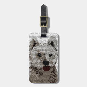 West Highland Terrier Plain Luggage Tag