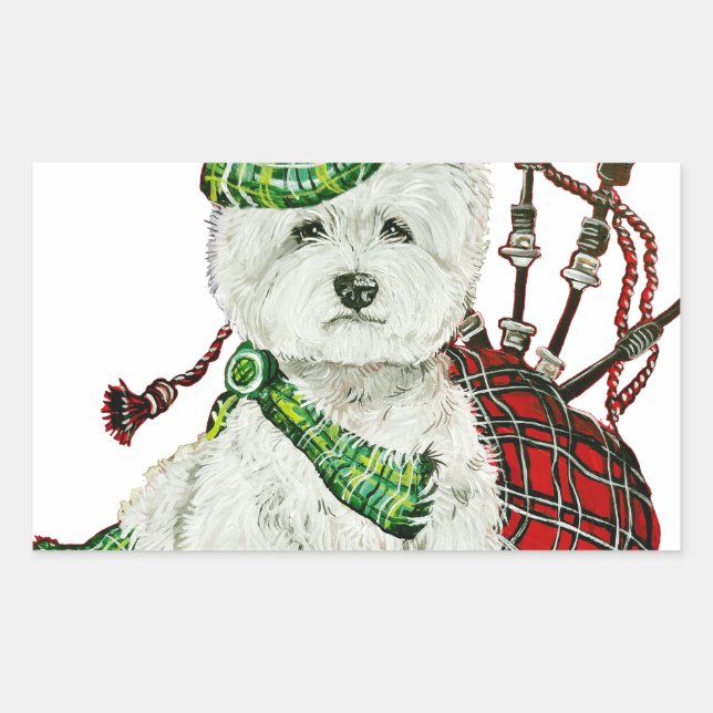 West Highland Terrier Sticker (Front)