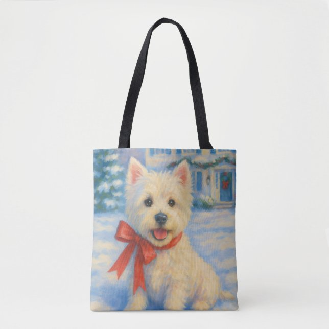 West Highland Terrier Tote Bag (Front)