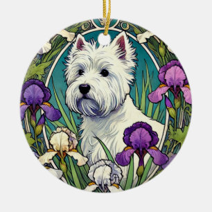 West Highland Terrier Westie Ceramic Ornament