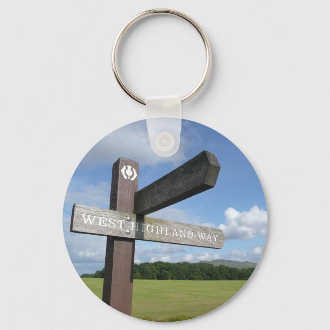 West Highland Way Sign Keychain (Front)