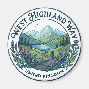 West Highland Way United Kingdom Magnet