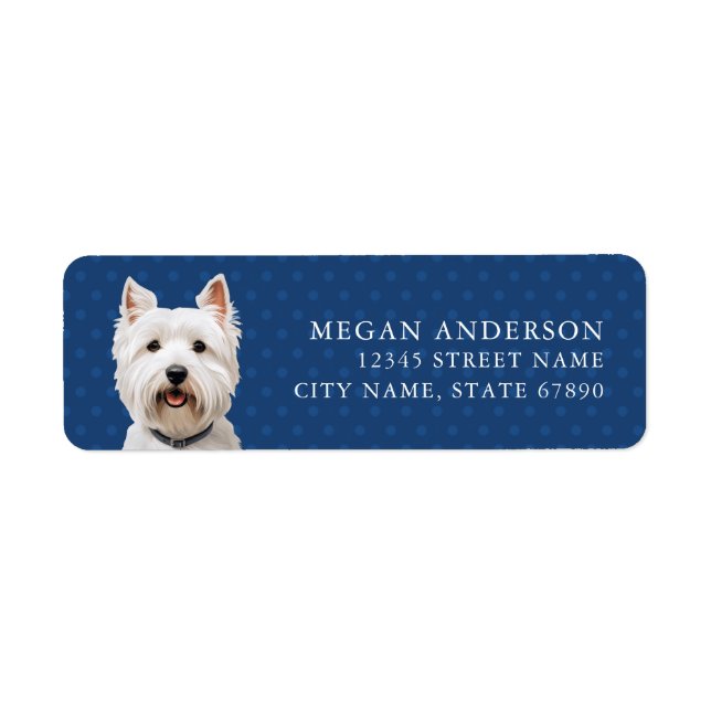 West Highland White Terrier Address Labels (Front)
