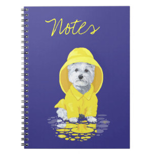 West Highland White Terrier April Showers Notebook