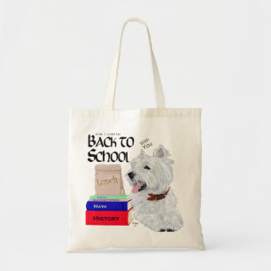West Highland White Terrier Back to School Tote Bag