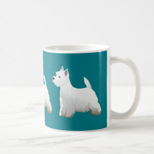 West Highland White Terrier Basic Breed Design Coffee Mug