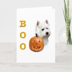 West Highland White Terrier Boo Card