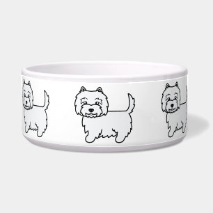 West Highland White Terrier Cartoon Dog