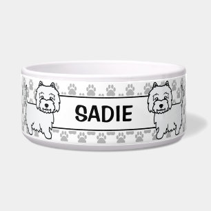 West Highland White Terrier Cartoon Dog