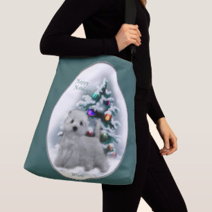 West Highland White Terrier Christmas Crossbody Bag