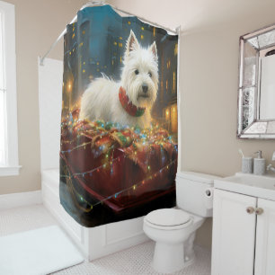 West Highland White Terrier Christmas Festive