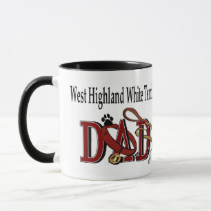 West Highland White Terrier Dad Gifts Mug