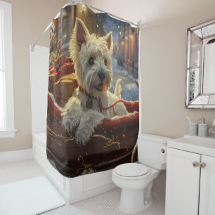 West Highland White Terrier Dog Christmas Festive 