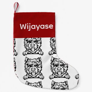 West Highland White Terrier dog socks Customized