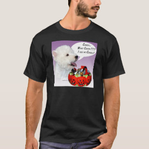 West Highland White Terrier Halloween Candy T-Shirt