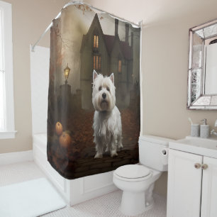 West Highland White Terrier Halloween Scary