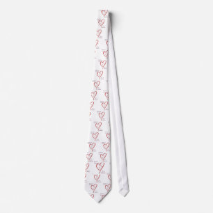 West Highland White Terrier Heart Belongs Tie