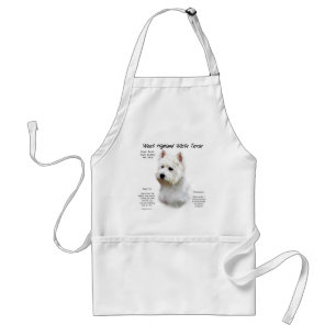 West Highland White Terrier History Design Standard Apron
